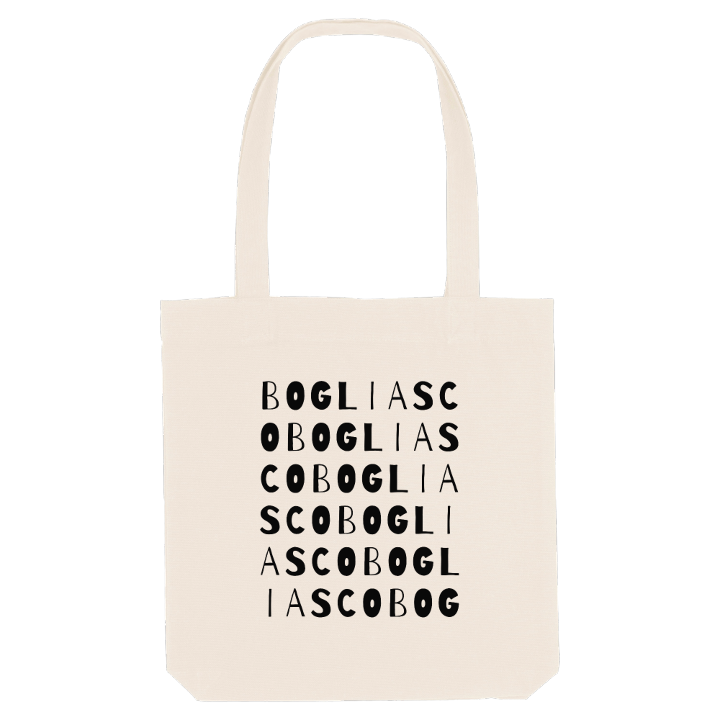Bogliasco ordlek tygkasse – tygkasse från PinShirt