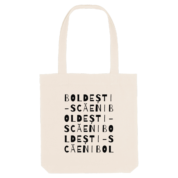 Boldești-Scăeni ordlek tygkasse – tygkasse från PinShirt