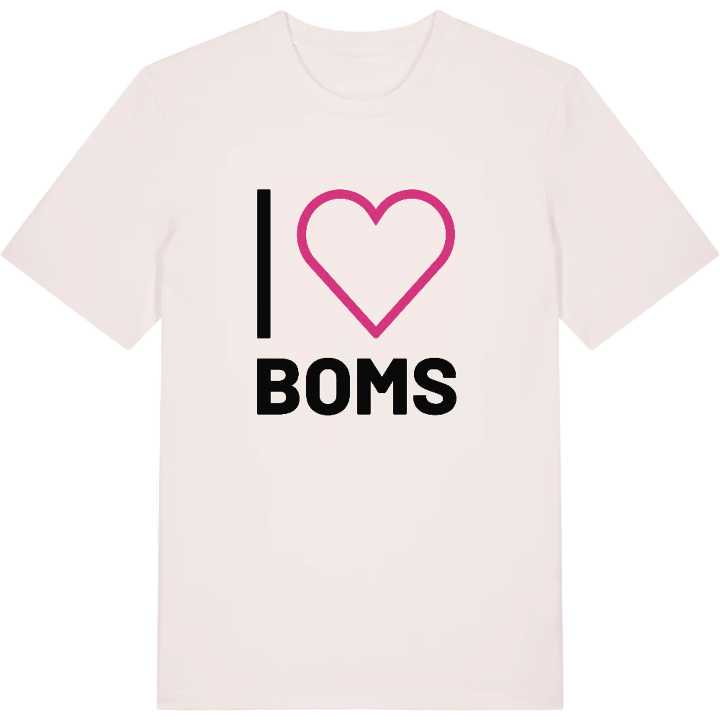 Jag älskar Boms t-shirt stort tryck – t-shirt från PinShirt