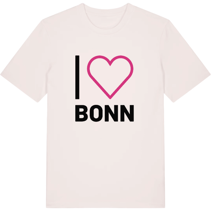 Jag älskar Bonn t-shirt stort tryck – t-shirt från PinShirt
