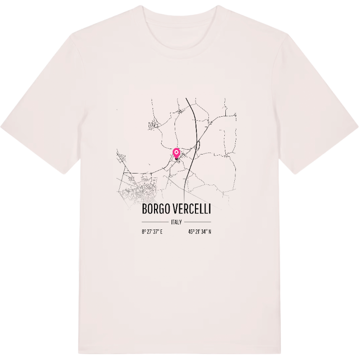 Borgo Vercelli karta t-shirt – t-shirt från PinShirt
