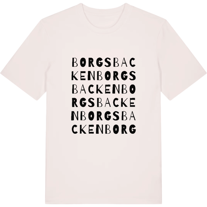 Borgsbacken ordlek t-shirt – t-shirt från PinShirt