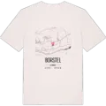 Borstel karta t-shirt