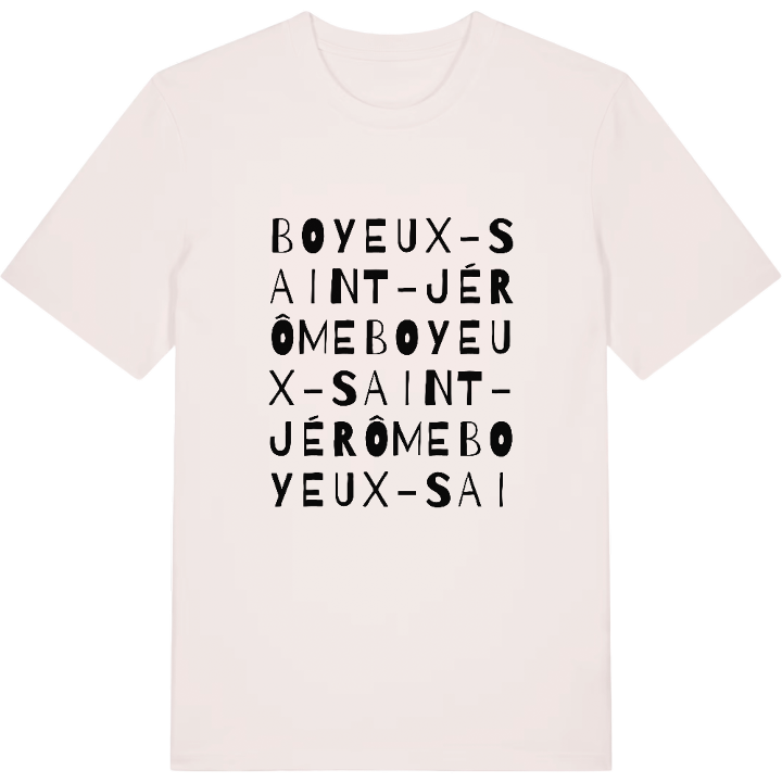Boyeux-Saint-Jérôme ordlek t-shirt – t-shirt från PinShirt