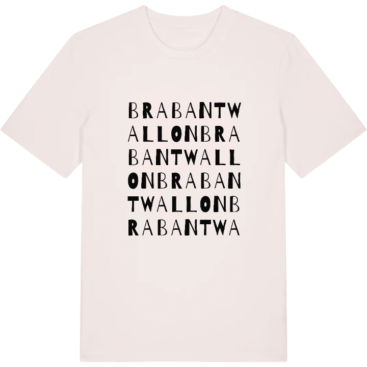Brabant wallon ordlek t-shirt – t-shirt från PinShirt