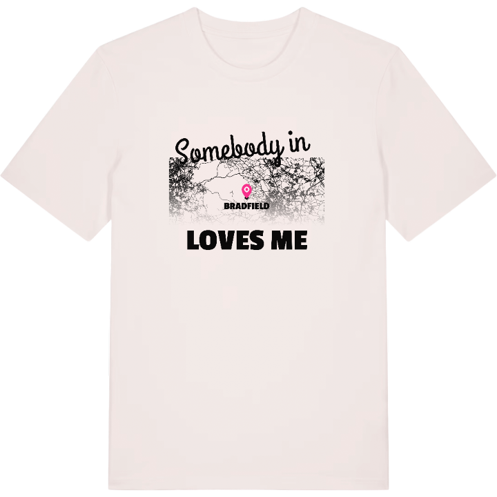 Någon i Bradfield älskar mig t-shirt – t-shirt från PinShirt