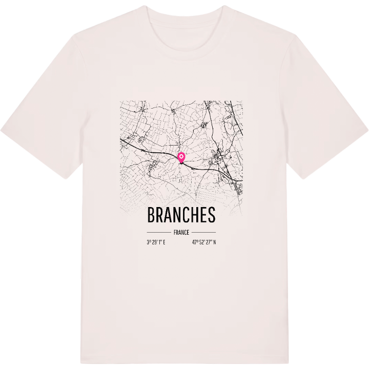 Branches karta t-shirt – t-shirt från PinShirt