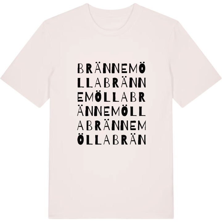 Brännemölla ordlek t-shirt – t-shirt från PinShirt