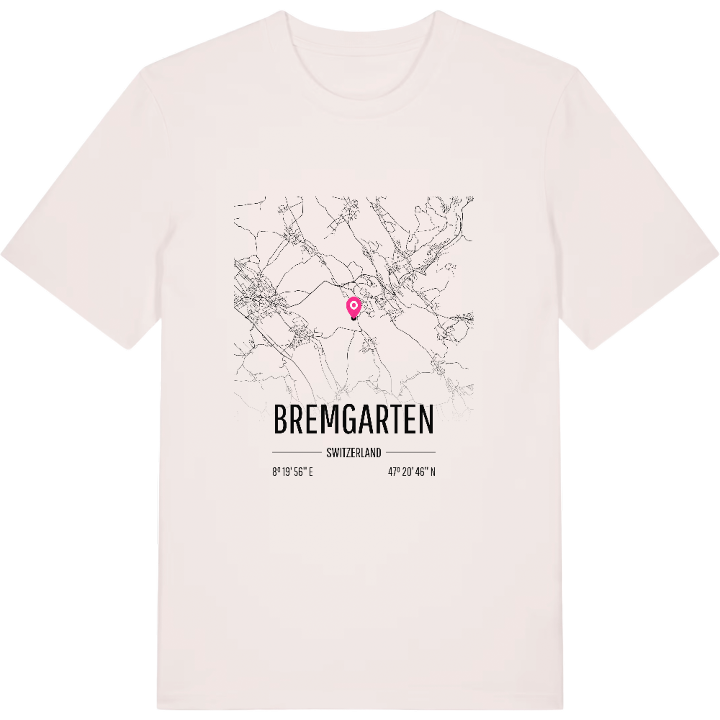 Bremgarten karta t-shirt – t-shirt från PinShirt