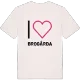Jag älskar Brogårda t-shirt stort tryck