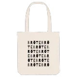 Bröte ordlek tygkasse