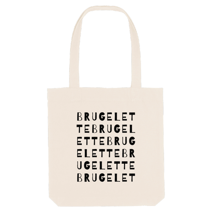 Brugelette ordlek tygkasse – tygkasse från PinShirt