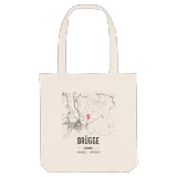 Brügge karta tygkasse