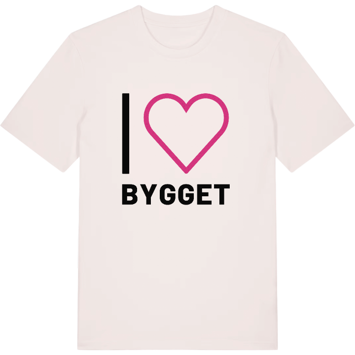 Jag älskar Bygget t-shirt stort tryck – t-shirt från PinShirt