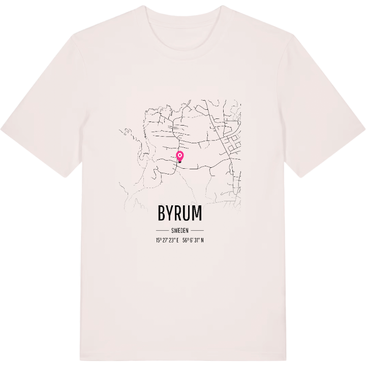 Byrum karta t-shirt – t-shirt från PinShirt