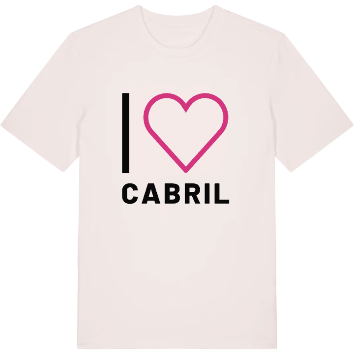 Jag älskar Cabril t-shirt stort tryck – t-shirt från PinShirt