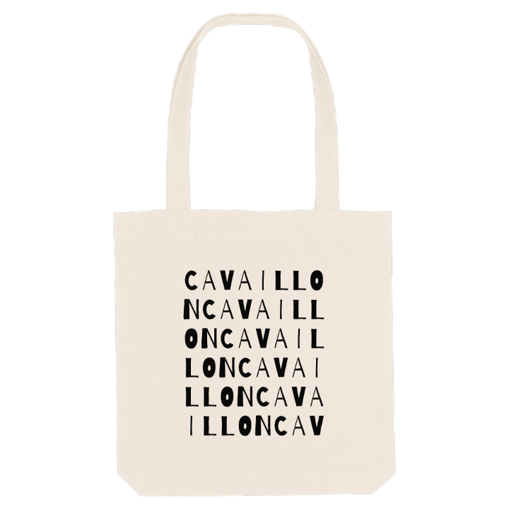 Cavaillon ordlek tygkasse – tygkasse från PinShirt