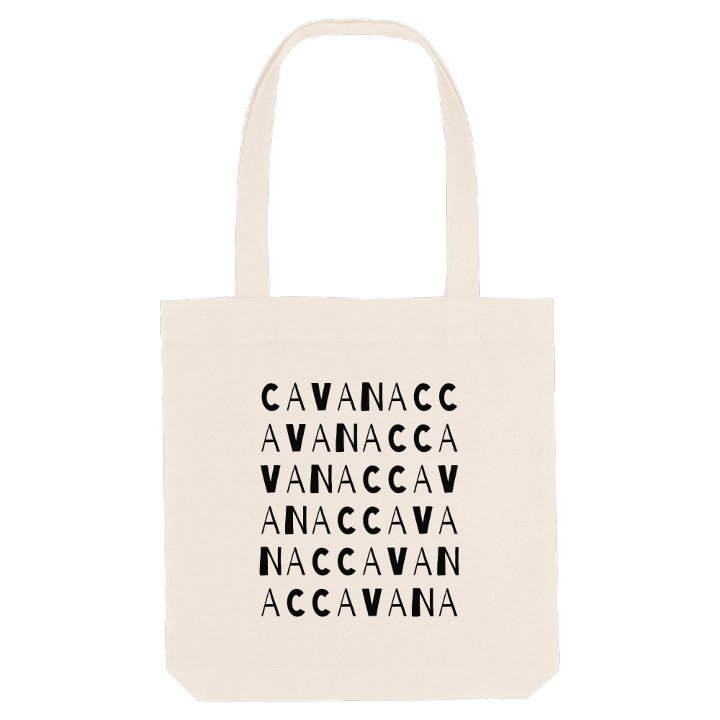 Cavanac ordlek tygkasse – tygkasse från PinShirt