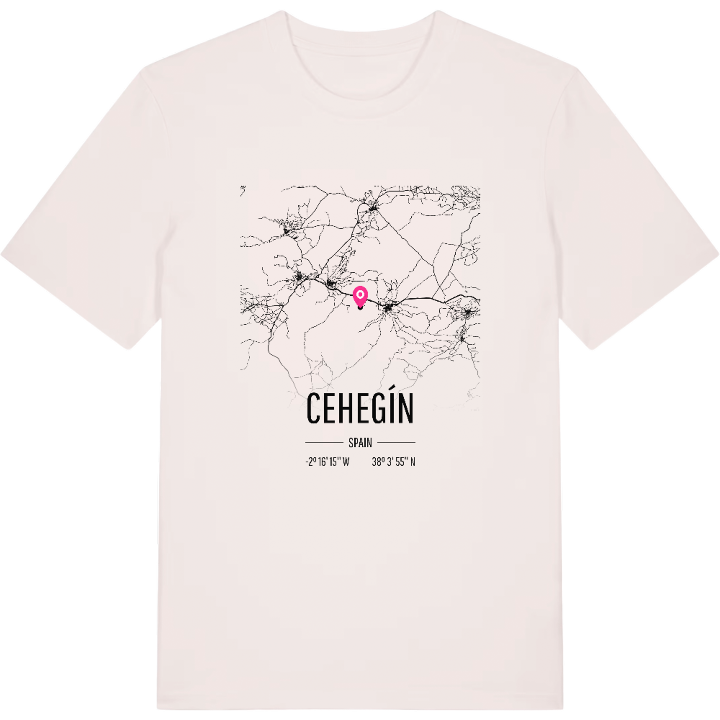 Cehegín karta t-shirt – t-shirt från PinShirt