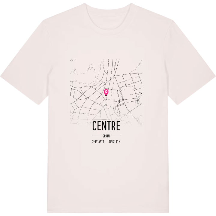 Centre karta t-shirt – t-shirt från PinShirt