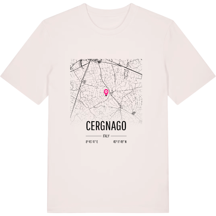 Cergnago karta t-shirt – t-shirt från PinShirt