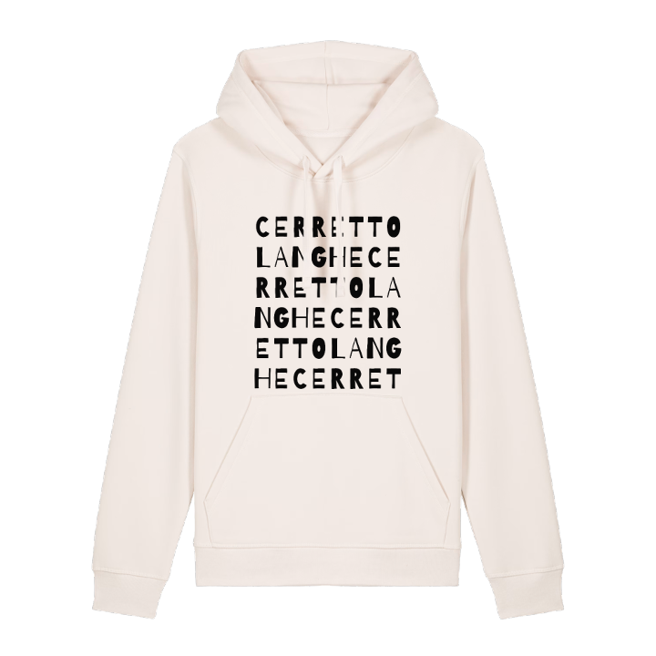 Cerretto Langhe ordlek hoodie – hoodie från PinShirt