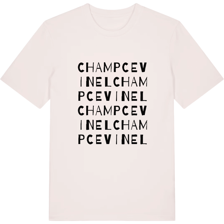Champcevinel ordlek t-shirt – t-shirt från PinShirt