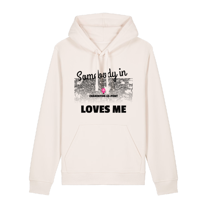 Någon i Charenton-le-Pont älskar mig hoodie – hoodie från PinShirt