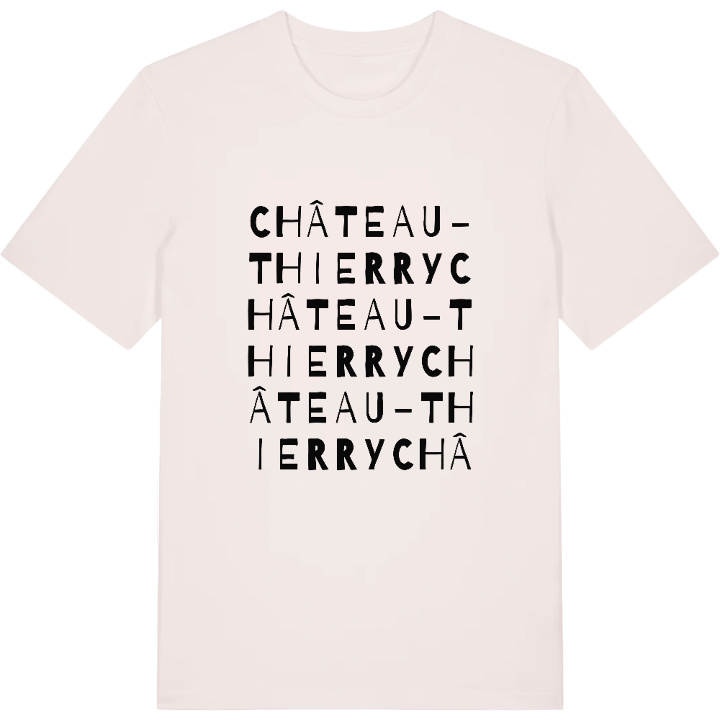 Château-Thierry ordlek t-shirt – t-shirt från PinShirt