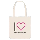 Jag älskar Châtel-Guyon tygkasse stort tryck