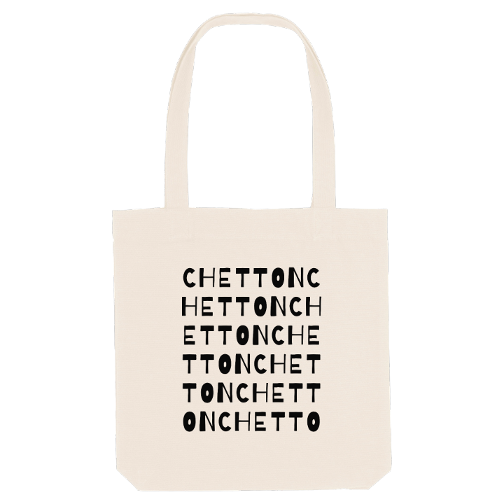 Chetton ordlek tygkasse – tygkasse från PinShirt