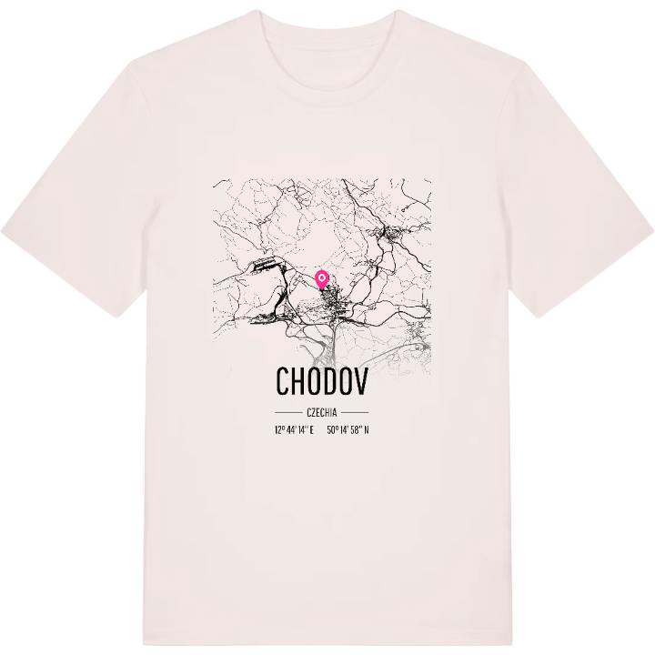 Chodov karta t-shirt – t-shirt från PinShirt