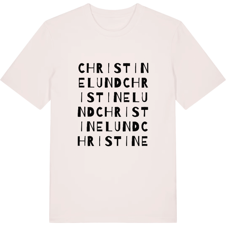 Christinelund ordlek t-shirt – t-shirt från PinShirt