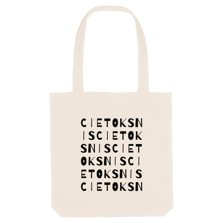 Cietoksnis ordlek tygkasse – tygkasse från PinShirt