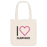Jag älskar Clervaux tygkasse stort tryck