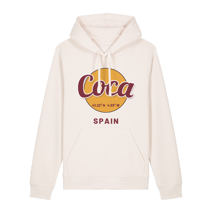 Coca cirkel hoodie – hoodie från PinShirt