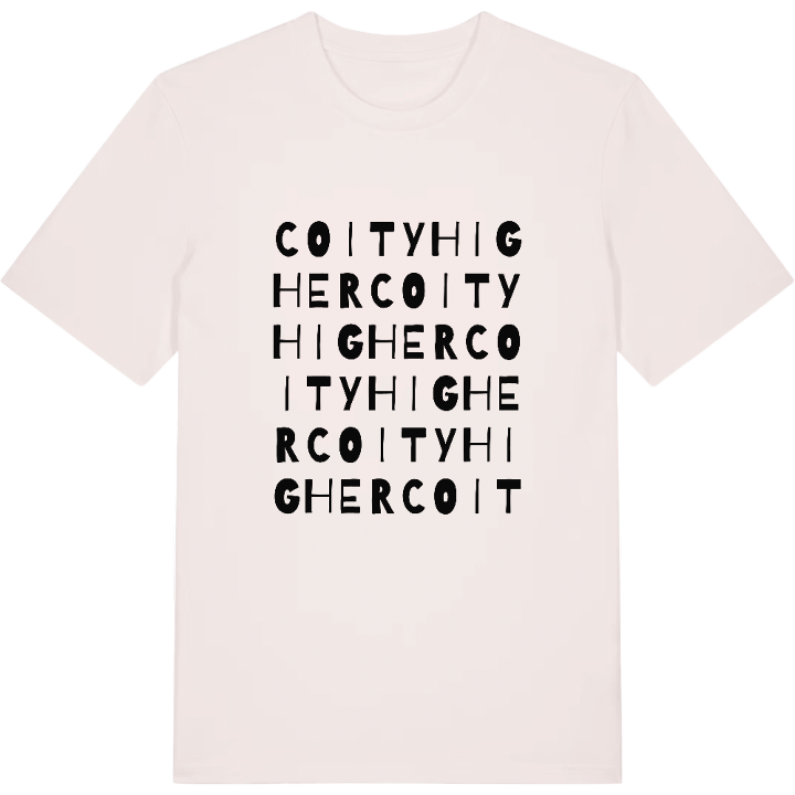 Coity Higher ordlek t-shirt – t-shirt från PinShirt