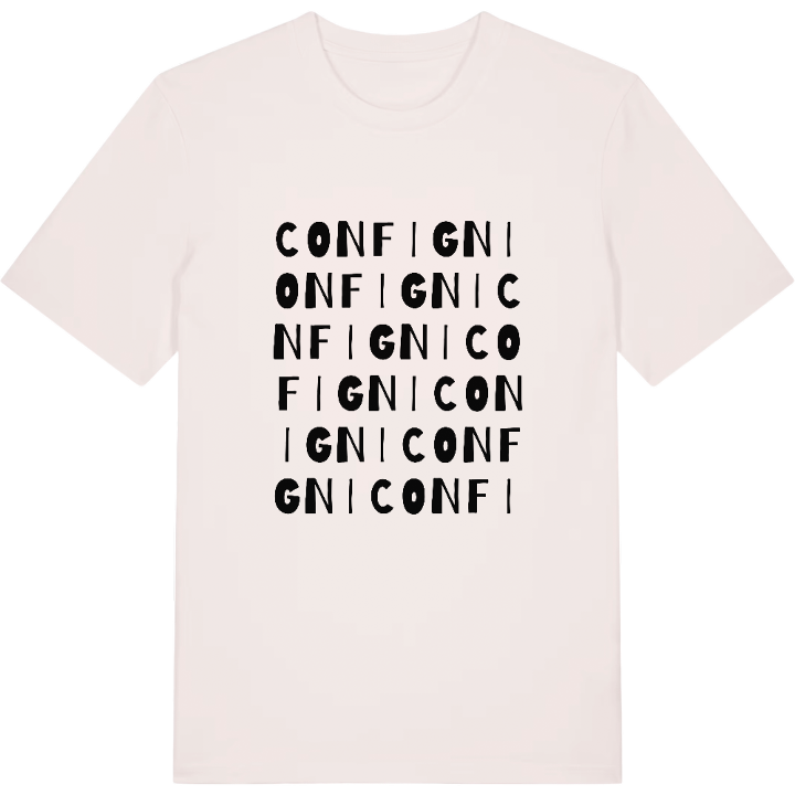 Configni ordlek t-shirt – t-shirt från PinShirt