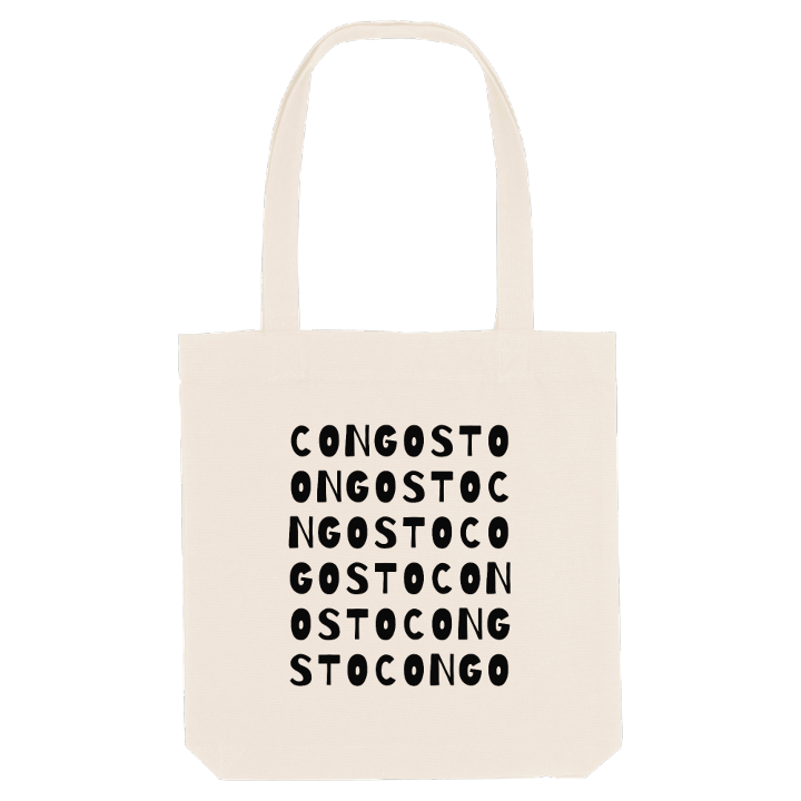 Congosto ordlek tygkasse – tygkasse från PinShirt