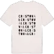 Cristoval ordlek t-shirt