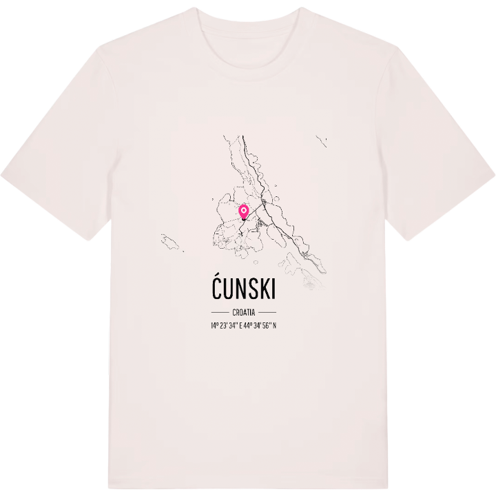 Ćunski karta t-shirt – t-shirt från PinShirt