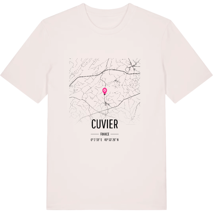 Cuvier karta t-shirt – t-shirt från PinShirt