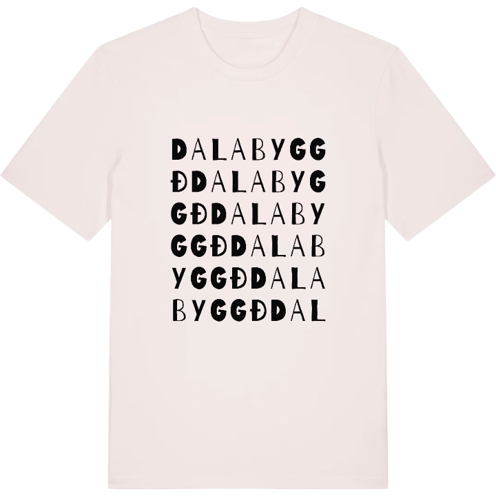 Dalabyggð ordlek t-shirt – t-shirt från PinShirt