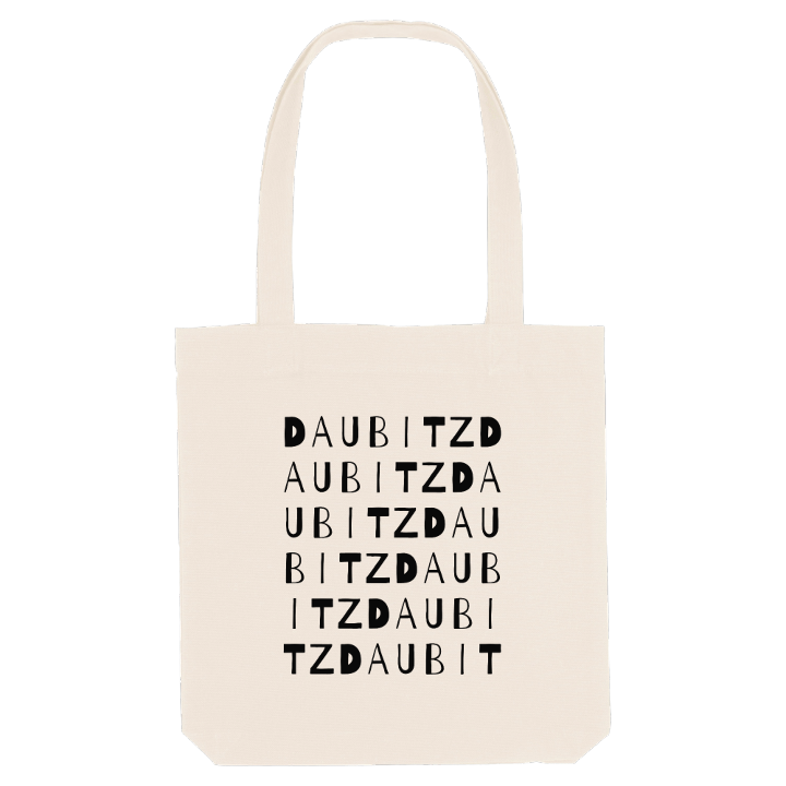 Daubitz ordlek tygkasse – tygkasse från PinShirt