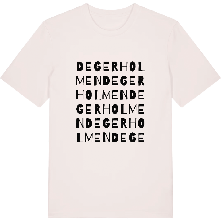 Degerholmen ordlek t-shirt – t-shirt från PinShirt