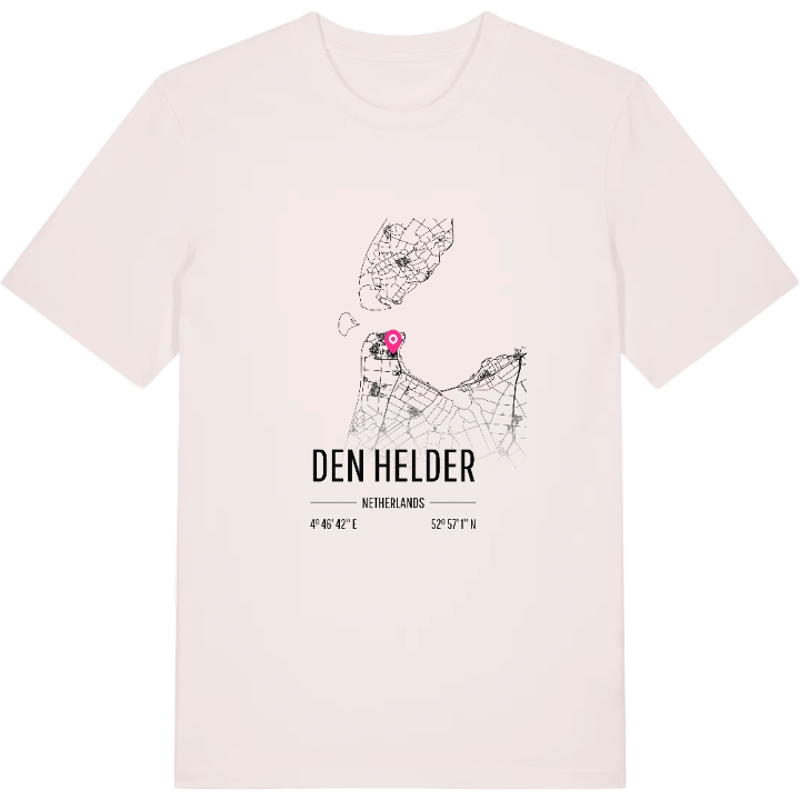 Den Helder karta t-shirt – t-shirt från PinShirt