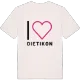 Jag älskar Dietikon t-shirt stort tryck