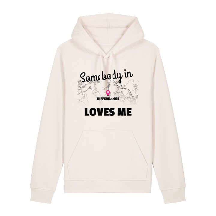 Någon i Differdange älskar mig hoodie – hoodie från PinShirt