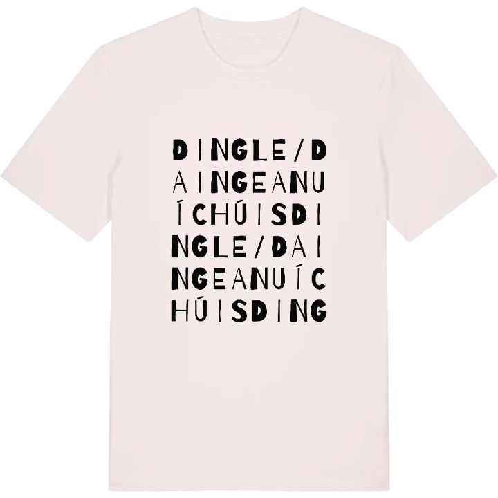 Dingle / Daingean Uí Chúis ordlek t-shirt – t-shirt från PinShirt