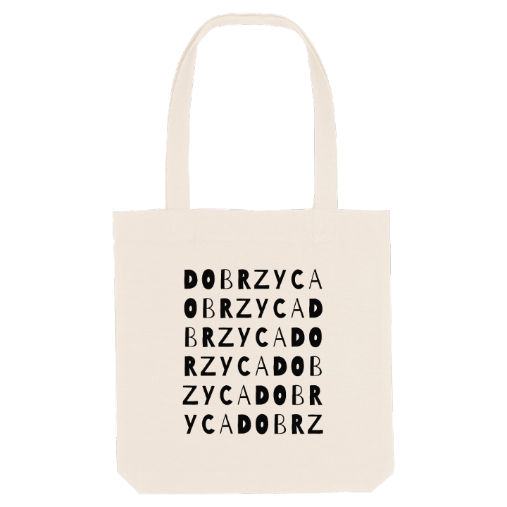 Dobrzyca ordlek tygkasse – tygkasse från PinShirt